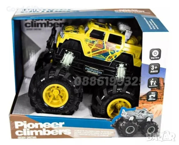 Голям Детски Off Road Джип Pioneer Climbers Monster Truck, снимка 3 - Коли, камиони, мотори, писти - 46971060