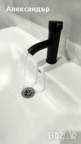 Черен смесител за баня, снимка 8 - Смесители - 52030373