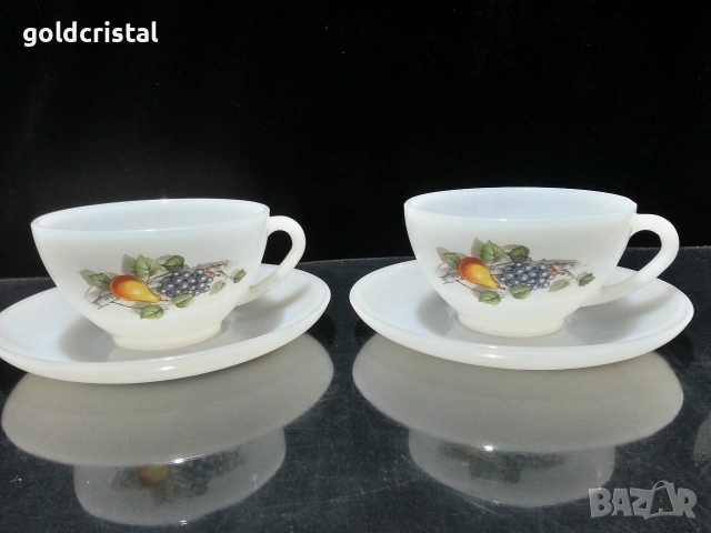 френски аркопал чаени чаши