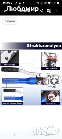 AMZCNC - Професионални клещи за кримпване - Профил M 12, 15, 18, 22, 28 - за медни тръби, , снимка 3 - Клещи - 53863615