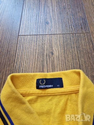 Страхотна мъжка тениска FRED PERRY,  без забележки като нова,  , размер XS, снимка 3 - Тениски - 45759146