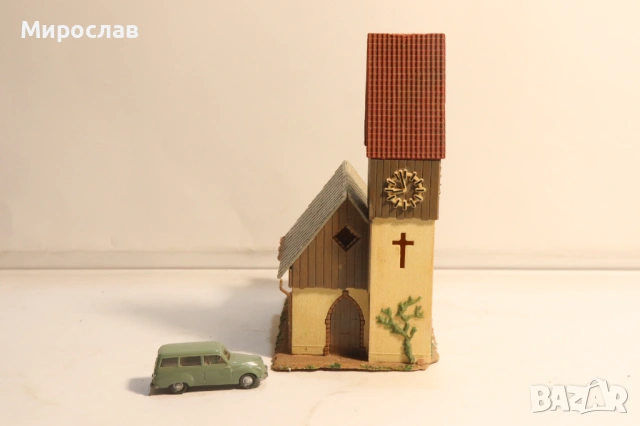 FALLER? KIBRI?VOLLMER H0 1/87 ЦЪРКВА  СГРАДА КЪЩА ВАГОН ВЛАК ЖП, снимка 2 - Колекции - 53916610