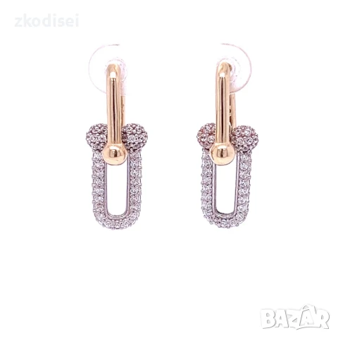 Златни обеци Tiffany 4,78гр. 14кр. проба:585 модел:32278-6, снимка 1