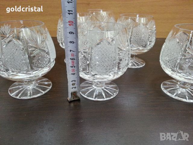Кристални чаши , снимка 3 - Антикварни и старинни предмети - 45906435