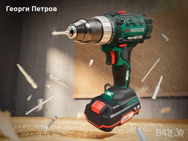 Нов Акумулаторен Винтоверт с Куфар СЕТ и 2 броя батери 20v 2Ah, снимка 12 - Винтоверти - 52770625