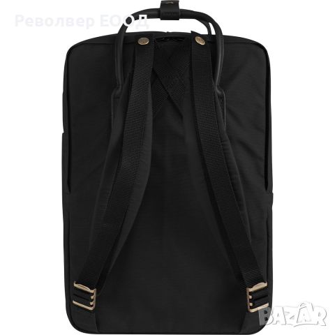 Раница Fjall Raven - Kanken No2 Laptop 15", в цвят Black / Black, снимка 2 - Екипировка - 45287845