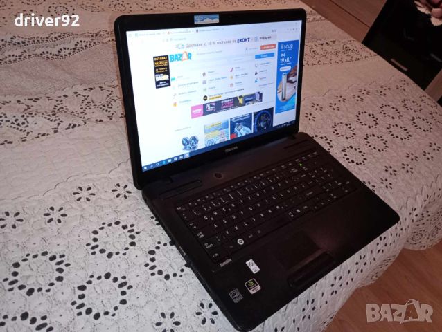 Toshiba C670 17.3 инча екран с 6 гб рам 500 гб хард и батерия над 2 часa, снимка 3 - Лаптопи за дома - 45956234