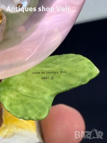 Красива кристална камбана Franklin Mint №8093, снимка 5 - Антикварни и старинни предмети - 54123734