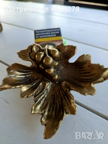 масивни ,бронзови стари кандило и пепелник, снимка 8 - Колекции - 54211963