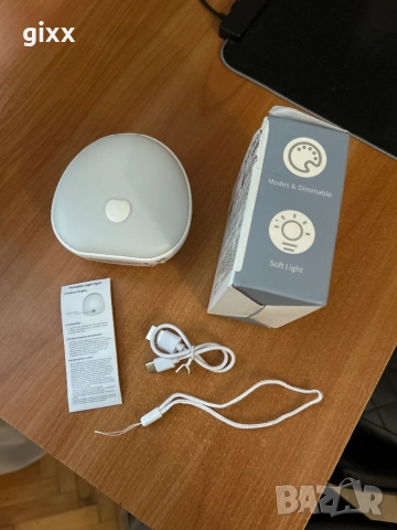 Бял шум LED нощна лампа за сън, снимка 3 - Лед осветление - 52207043