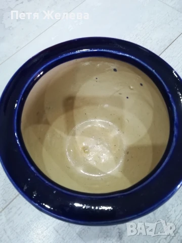 Сини керамични кашпи /немски, снимка 4 - Саксии и кашпи - 50724572