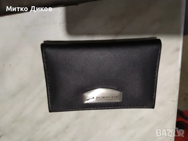 Порше визитник  10 прегради и за карти калъвче ново, снимка 2 - Портфейли, портмонета - 50169755