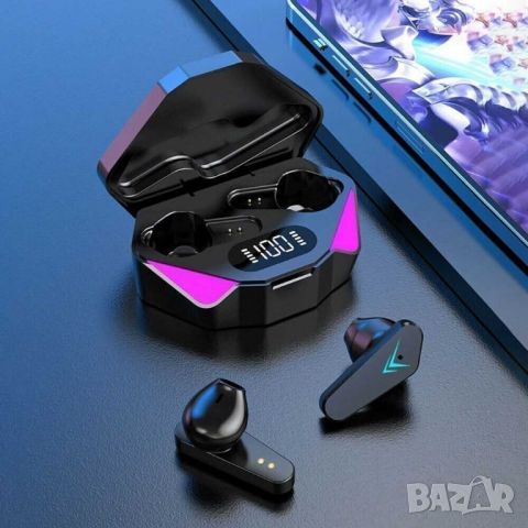 Безжични геймърски слушалки A81, Bluetooth 5.0, 200 mAh, 5 ч, снимка 1 - Безжични слушалки - 45541663