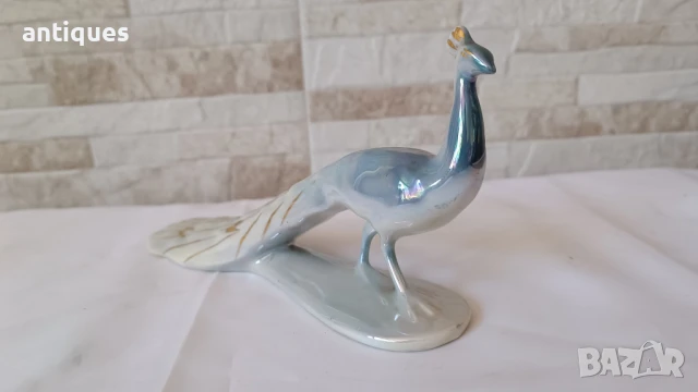 Порцеланова фигура - ПАУН - ИЗИДА - Българско производство, снимка 3 - Антикварни и старинни предмети - 50984676