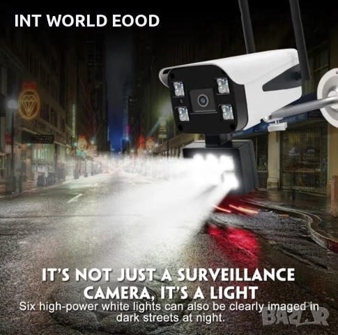 GUUDGO 10LED 1080P 2MP HD WiFi IP Камера YCC365 Plus APP, снимка 4 - IP камери - 52063037