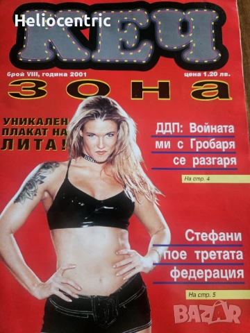 Списание КЕЧ зона,8 брой 2001 г.