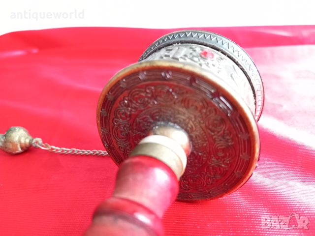 Тибетски , БУДИСТКИ Молитвен Барабан , снимка 4 - Антикварни и старинни предмети - 45991995