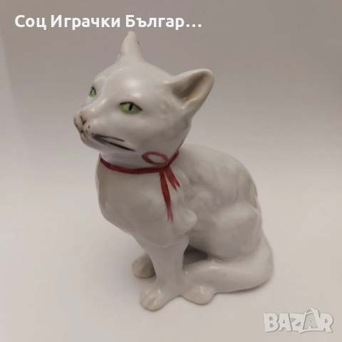 Стара Българска Порцеланова Фигура Коте