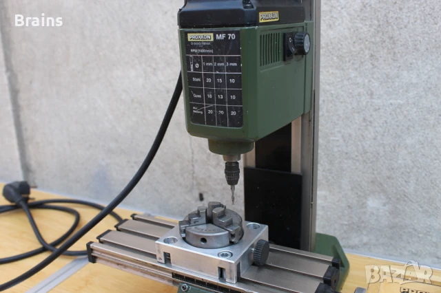 Малка Немска Часовникарска Фреза PROXXON MF70, снимка 5 - Други машини и части - 50656192