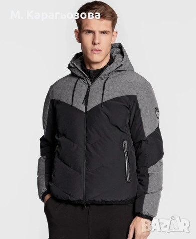 Пухено яке Emporio Armani EA7 Puffer Hooded Jacket