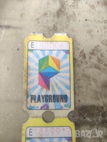 Продавам playground  tiket, снимка 1 - Колекции - 46199310