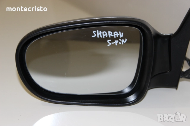 Ляво електрическо огледало VW Sharan (1995-1998г.) Шаран / 5 пина, снимка 2 - Части - 52668427