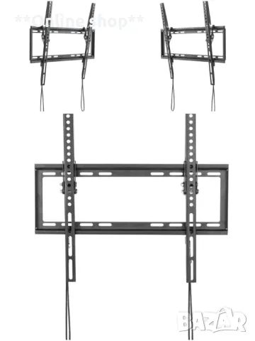 Фиксирана стойка за телевизор с наклон, за екрани от 32 до 55 инча, максимално тегло 35 кг, снимка 1 - Стойки, 3D очила, аксесоари - 48482195