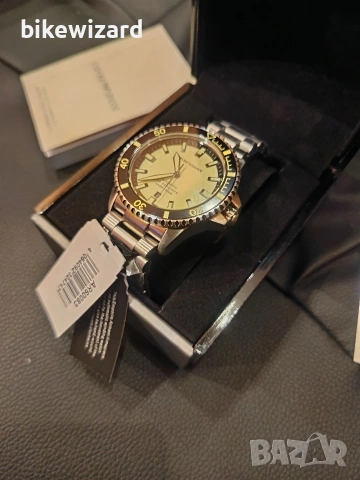Emporio Armani - Sea Explorer 200m Automatic мъжки автоматичен часовник НОВ, снимка 5 - Мъжки - 53469389