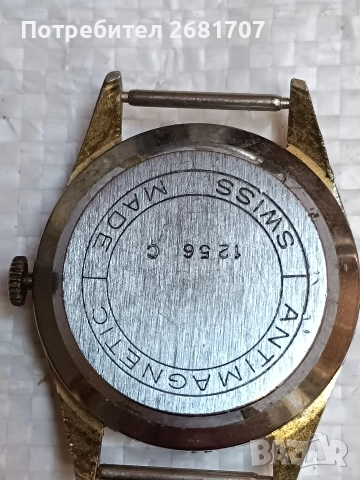 позлатен швейцарски мъжки часовник Starlon, снимка 3 - Мъжки - 52967784