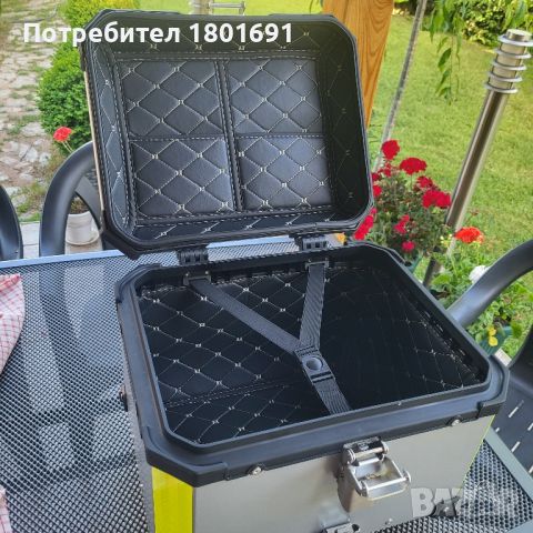 Алуминиев куфар за мотор 45L, снимка 5 - Аксесоари и консумативи - 46173432