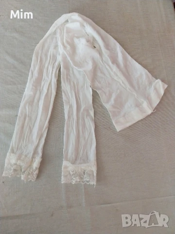  М/Л 30 ден Бял клин/ чорапогащник/ с дантела , снимка 4 - Бельо - 51011343