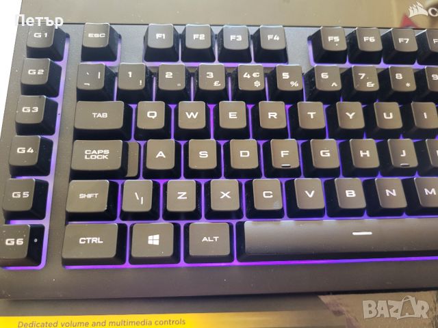 Клавиатура Corsair K55 RGB PRO, снимка 7 - Клавиатури и мишки - 46124991