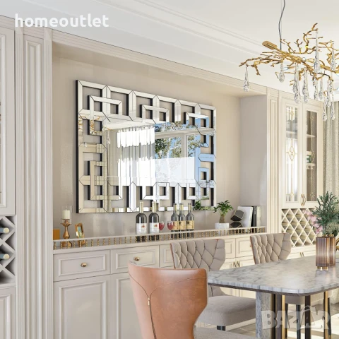 ПРОМОЦИЯ Декоративно стенно огледало в стил Арт Деко ARTLOGE JJ-XM767