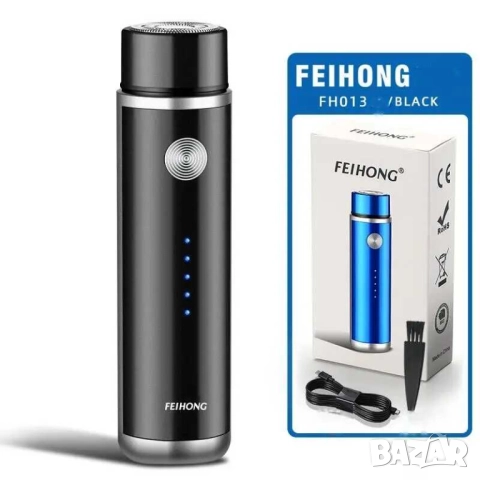 Тример с вградена батерия Fihong FH013, USB, 11x2.6 см, Черен