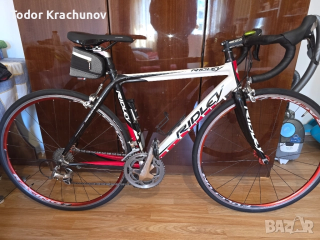 Шосеен велосипед Ridley orion carbon ultegra монтаж 2х 10, снимка 2 - Велосипеди - 51698286