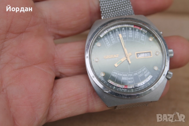 Мъжки ръчен часовник ''Orient'' календар, снимка 2 - Мъжки - 52755682