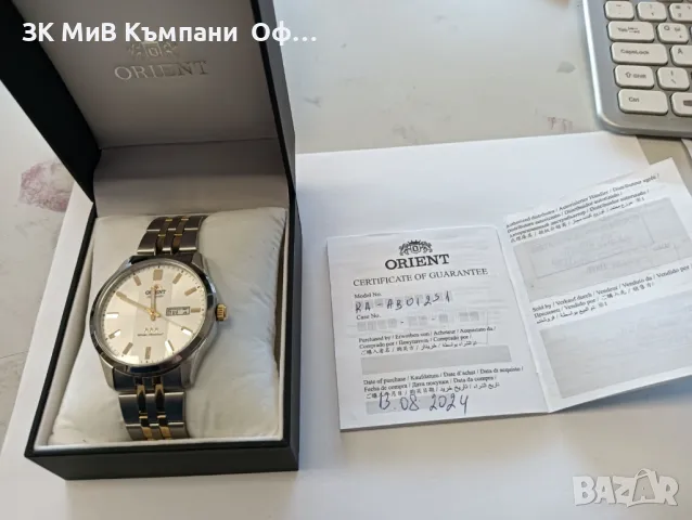 Мъжки часовни ORIENT в гаранция, снимка 2 - Мъжки - 49206951