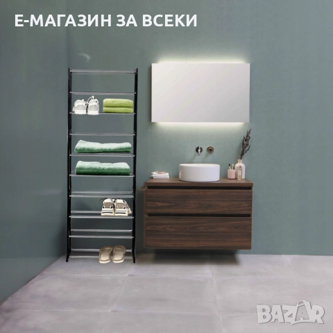 Метален органайзер за обувки с 10 нива подходящ за 30 чифта, снимка 3 - Други - 53926724