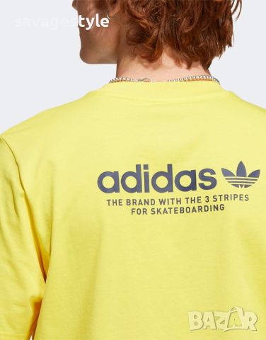 Мъжка тениска ADIDAS Originals Skateboarding 4.0 Logo Tee, снимка 2 - Тениски - 45760479