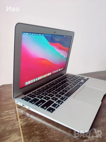 Macbook Air 11,6 2014 отлично работещ, запазен, Big Sur MacOS, зарядно , снимка 6 - Лаптопи за дома - 53056241