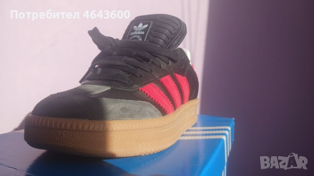 Дамски маратонки Аdidas Samba XLG Core Black Better Scarlet, снимка 2 - Маратонки - 52454576