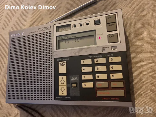 SONY ICF 7600 D, Радио, Транзистор. Japan 🇯🇵 , снимка 2 - Радиокасетофони, транзистори - 50435442