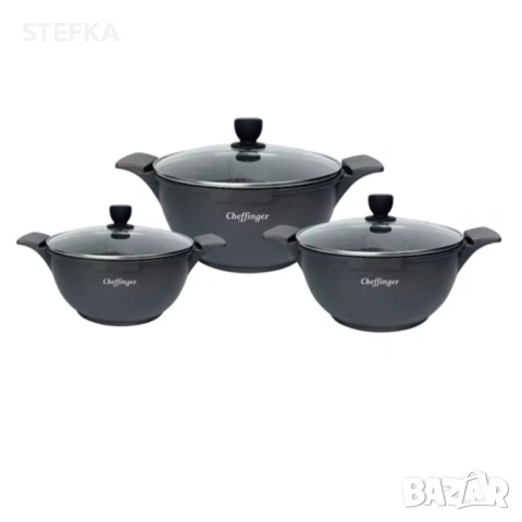 ТОП ОФЕРТА КОМПЛЕКТ ТЕНДЖЕРИ, снимка 4 - Съдове за готвене - 53149602