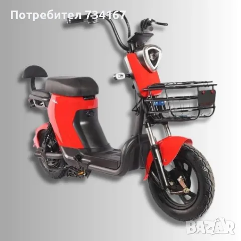 Електрическата тротинетка-скутер с кош, снимка 3 - Скейтборд, ховърборд, уейвборд - 49731288