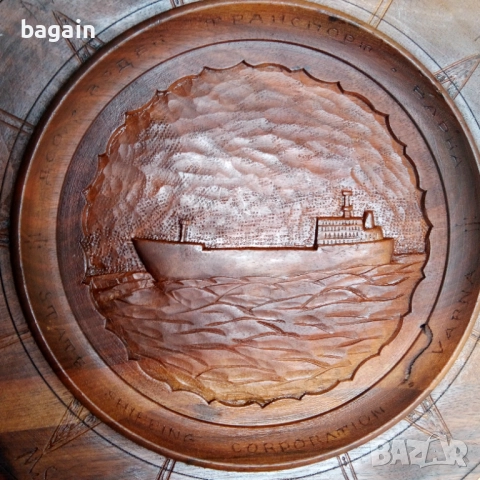 Уникална дърворезба. Български търговски флот. Воден транспорт., снимка 5 - Декорация за дома - 52622347