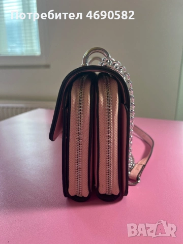 Розова чанта от еко кожа, снимка 3 - Чанти - 53046285