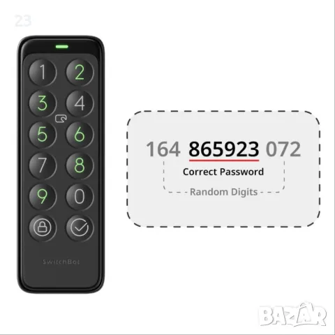 Чисто нов SwitchBot Keypad Touch, снимка 3 - Входни врати - 48962173