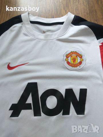 Nike 2010-12 Manchester United Away - ретро футболна тениска С, снимка 1 - Тениски - 46552943