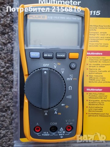 Fluke 115 True RMS Multimeter нов, снимка 2 - Друга електроника - 39995652