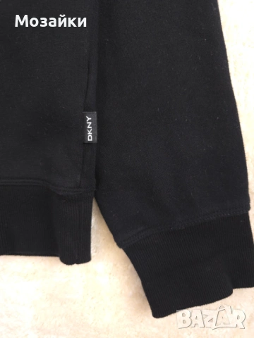 DKNY Sport Crewneck Boxy Sweatshirt като ново, размер M-L, черен, снимка 3 - Суичъри - 53596329